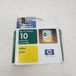 HP 10 2000c 2500c Yellow Ink Cartridge New Sealed Genuine Original Expired