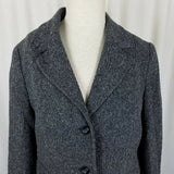 LL Bean Wool Silk Herringbone Equestrian Riding Country Jacket Blazer Womens MP