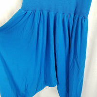 Via Satellite Harem Romper Jumpsuit Womens M Genie Parachute Pants Vintage Blue