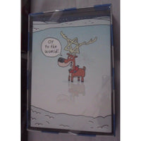 Lot 7 Boxed RSVP Holiday Christmas Cards People Santa Cartoon Humor Envelopes