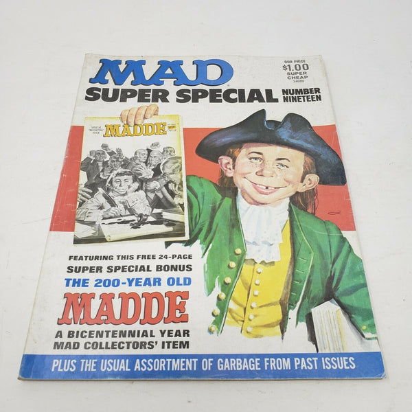 MAD MAGAZINE Special Number 19 Vintage Magazines 1976 1970s 200 Year Old Madde