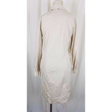 Apart Brand 100% Cotton Wrap Tie Sash Shirt Coat Dress Womens 8 NWOT Tan Khaki