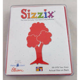 Sizzix Originals Green Tree Red Large Dies Cutter 38-0176 Plastic Case