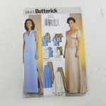 BUTTERICK Sewing Pattern 3843 Women Sizes 8-10-12 Maxi Skirt Suit Top Dress