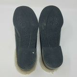 Rockport Shearling Lined Black Leather Slides Mules Shoes Womens 9.5 APW21121