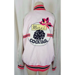 Paris Atelier & Other Stories Motel Cocktail Satin Bomber Jacket Womens 12 Pink
