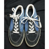 Vans Bearcat Leather Suede Youth Boys Skateboard Sneakers Shoes Kids 4 Navy Blue