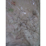 NOS Vintage Sheer Embroidered Rectangular Tablecloth 54x72 White Floral Zayres