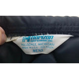 Vintage Horizon Police Black Pants Insulated Winter Snow Suspenders Mens L USA