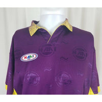NAAI Bajic # 26 Soccer Futbol Jersey Mens M Purple Gold Speckled Sheen Collared