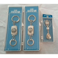 Vintage South Carolina Souvenir Momento Keychains Mini Spoon USA Lot 3 Silver