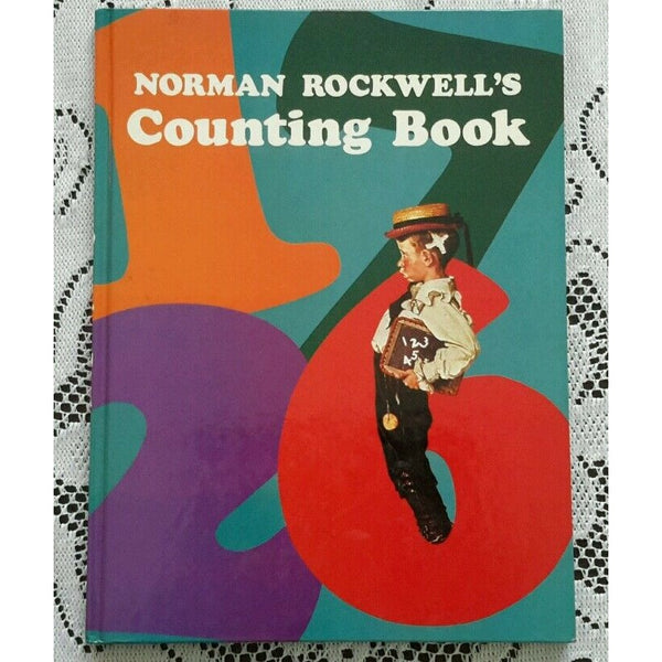 Vintage 1977 Norman Rockwell's Counting Book Abrams Glorina Taborin Hardcover HB