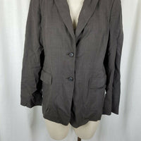 Banana Republic Petites Stretch Wool Career Professional Jacket Blazer Womens 12