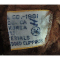 Vintage 12" Hawaiian Theodore Bear Plush Toy 1981 Stuffed Animal Keiki Toy Dakin
