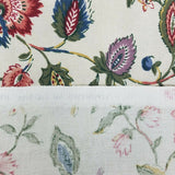 Waverly Longford Jacobean Style Floral Cotton Fabric Material Roses Flowers USA