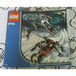 Legos Alpha Team 4745 Blue Eagle vs Snow Crawler Instructions Book Manual Only!