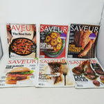 Saveur Magazine 2009 Lot of 6 Editions Issues 119 120 122-125 Cooking Food