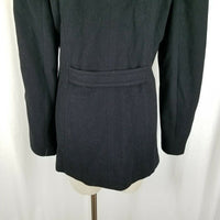 Jones New York Double Breasted Winter Wool Military Short Peacoat Coat Womens S