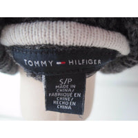 Tommy Hilfiger Buckle Nordic Cable Knit Shawl Collar Sweater Jacket Womens S