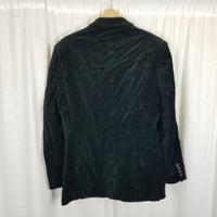 Calvin Klein Luxe Modern Fit Black Velvet Sportcoat Jacket Blazer Mens M