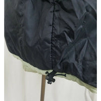 LL Bean Winter Jacket Nylon Parka Full Zip Up Anorak Womens L Ski Snow Green