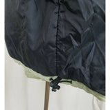 LL Bean Winter Jacket Nylon Parka Full Zip Up Anorak Womens L Ski Snow Green