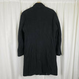 Chaps Ralph Lauren Fuzzy Winter Wool Peacoat Mens 40R Dress Over Top Coat Black