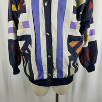 Brighton Collection Patchwork Crazy Quilt Style Jacket Womens M Australia Artsy