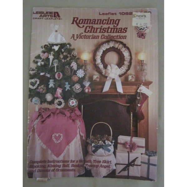 Leisure Arts Romancing Christmas Victorian Collection Patterns Book Leaflet 1062
