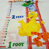 Princess Fabrics Sesame Street Fabric Growth Chart Panels Vintage Muppets 503