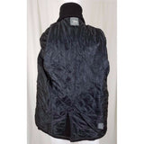 Spiewak Wool Double Breasted Peacoat Coat Mens M Maine Crest Gold Buttons Black