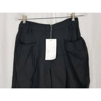 Cannisse Paris Tencel Noir Hindi Cropped Capris Culottes Pants Womens 6 38 Black