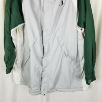 Vintage Miami Hurricanes UM Red Oak Parka Jacket Mens XL NCAA Football 90s Green