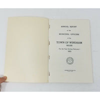 Annual Report Town Officers of Windham Maine February 1 1951 Cumberland County