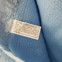 NEW Beacon Acrylic Thermal Blanket Waffle Weave Nylon Satin Trim Binding Vintage