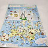 The Fun World Atlas Map Puzzles Activities Hardcover Book Vintage 2000
