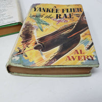 Vintage 1940s Hardcover Books Flight Bombers War Yankee Flier Fiction Lot 3 Boys