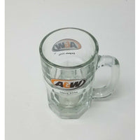 LARGE A&W Depuis Since 1956 Clear Glass Handled Cup Mug Stein Tankard Rootbeer