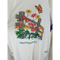 Vintage Fun Time Myrtle Beach SC Long TShirt Style Swim Suit Cover Up Womens OS