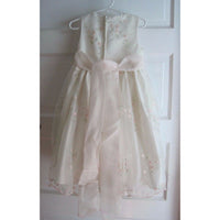 Cinderella Embroidered Taffeta Tulle Tea Party Holiday Wedding Dress Girls sz 3