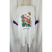 Vintage Fun Time Myrtle Beach SC Long TShirt Style Swim Suit Cover Up Womens OS