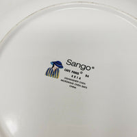 Vintage Sango Cafe Paris Ceramic Dinner or Serving Plate #4914 Bistro Chairs 94