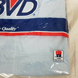 Vintage BVD Boxers Shorts Underwear 3 Pack 50/50 Poly Cotton Mens XL USA Blue