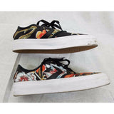 Converse Cons Zakim Ox Floral Hawaiian Hibiscus Flowers 151318C Womens 6.5 Black