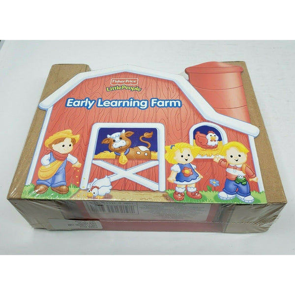 Fisher Price Little People Early Learning Farm 8 Mini Board Books Cardboard Barn