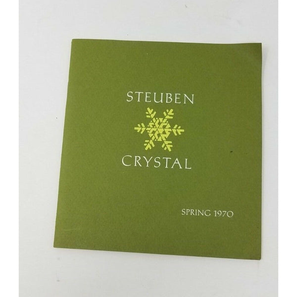 Steuben Crystal Spring 1970 Catalog Photos Pictures Advertisement Pricing Prices