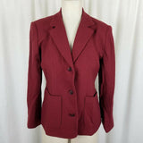 Vintage LL Bean Lambswool Equestrian Riding Country Jacket Blazer Womens 4 80s
