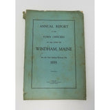 Annual Report Town Officers of Windham Maine February 9 1935 Cumberland County