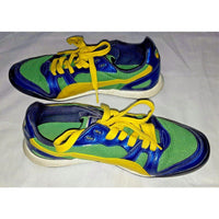 PUMA Cross Trainers Sneakers Shoes Art No. 348450 08 Womens size 7.5 Blue Yellow