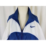 Vintage 90s Nike Anorak Hip Hop Track Jacket Womens M 10 12 Red Swoosh Label